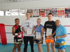 getting graduated as muay thai coach